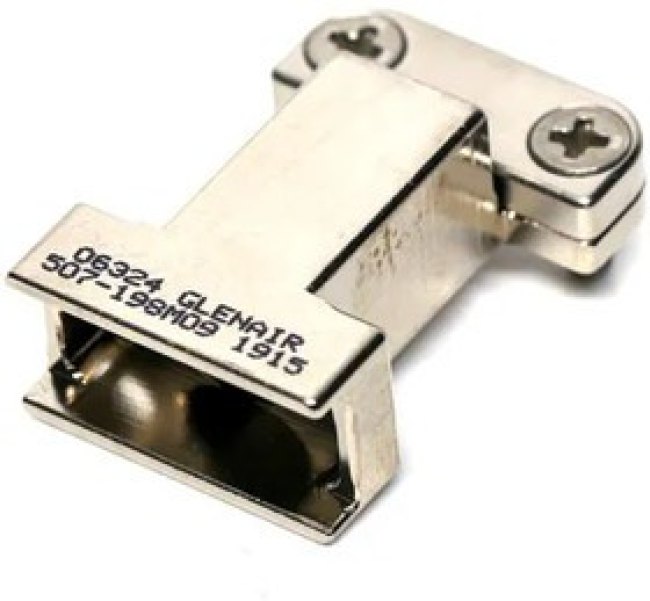 507-198M09, D-Sub Backshells SADDLE BAR STRAIN RELIEF BACKSHELL