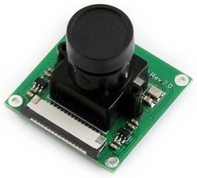 RPi Camera (B), Камера для Raspberry Pi, регулируемый фокус, угол обзора 72 гр