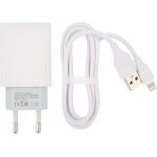 Блок питания (сетевой адаптер) VIXION L4i 1xUSB, 1A с кабелем Lightning 1м (белый) Блок питания (сетевой адаптер) VIXION L4i 1xUSB, 1A с кабелем Lightning 1м (белый)