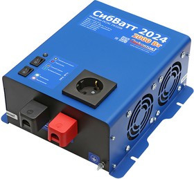 СибВатт 2024 инвертор, преобразователь напряжения DC/AC, 24В/220В, 2000Вт