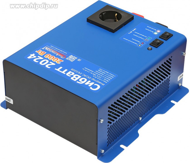 СибВатт 2024 инвертор, преобразователь напряжения DC/AC, 24В/220В, 2000Вт СибВатт 2024 инвертор, преобразователь напряжения DC/AC, 24В/220В, 2000Вт