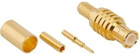 252127, RF Connectors / Coaxial Connectors MCX ST CRIMP PLUG 178 196/U GOLD