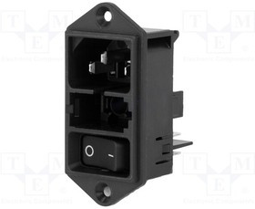 DD11.0111.1110, AC Power Entry Modules No illumination QC 10A No Drawer DD11.0111.1110, AC Power Entry Modules No illumination QC 10A No Drawer
