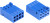 65239-004LF, Conn Housing RCP 8 POS 2.54mm Crimp ST Cable Mount Blue Bag