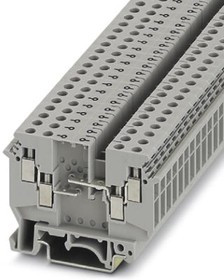 2775207, UDK 4-DUR Series Grey DIN Rail Terminal Block, 0.2 4mm², Single-Level