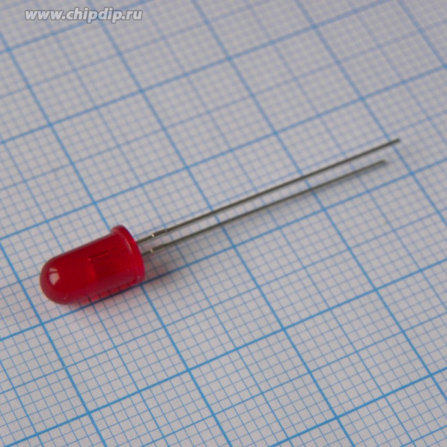 HLMP-4700, Светодиод 5мм/красный/626нм/ 1.5-2.3мкд/50°/2мА HLMP-4700, Светодиод 5мм/красный/626нм/ 1.5-2.3мкд/50°/2мА