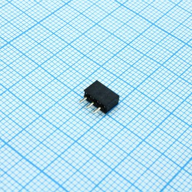 DS1026-01-1X3S8BV, (PBS2-03), Гнездо на плату 1 ряд шаг 2мм 3 контакта DS1026-01-1X3S8BV, (PBS2-03), Гнездо на плату 1 ряд шаг 2мм 3 контакта