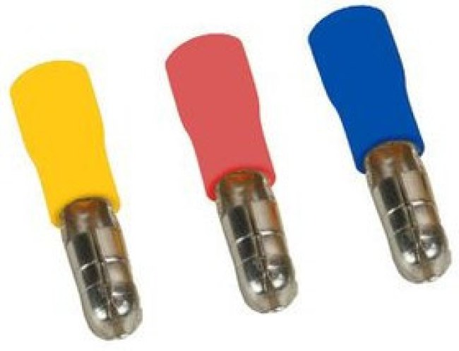 Разъем-штекер РшИп OptiKit S-Shp-PVC-2-5-4 (уп.100шт) КЭАЗ 278081