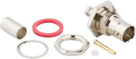 031-71011-RFX, RF Connectors / Coaxial Connectors BULKHEAD CRIMP JACK 75ohm RG59 B8241