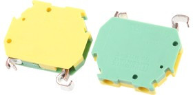 3100318, 2-Way MT1.5-PE Earth Terminal Block, 26 16 AWG Wire, Screw Down, Polyamide Housing