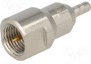 FME1121B4ND3G550, Вилка, FME, "папа", прямой, обжим, на провод, 50Ом FME1121B4ND3G550, Вилка, FME, "папа", прямой, обжим, на провод, 50Ом