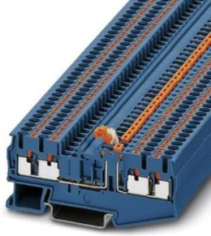 3211676, DIN Rail Terminal Blocks PT2.5-QUATTROMT BU 3211676, DIN Rail Terminal Blocks PT2.5-QUATTROMT BU