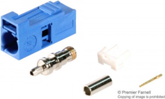 FA1-NCSJ-C01-0, FA1-NCSJ-C01-0 Amphenol RF Connectors SMB 0Hz to 6GHz 50Ohm Crimp ST Cable Mount RCP Gold Automotive - Arrow.com