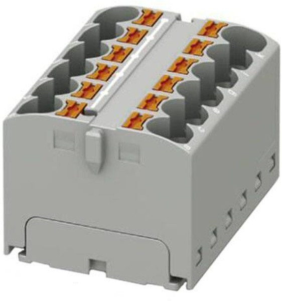 3273812, DIN Rail Terminal Blocks PTFIX 12X4 GY 3273812, DIN Rail Terminal Blocks PTFIX 12X4 GY