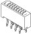 0528062410, Conn FFC Connector SKT 24 POS 1mm Solder ST Thru-Hole Tray