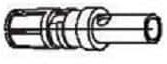 L17DM53744207, D-SUB CONTACT, SOCKET, CRIMP