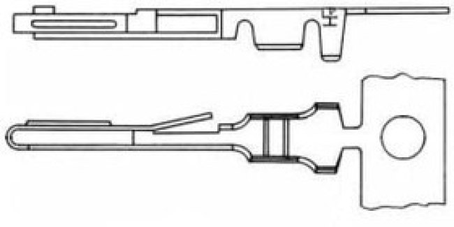 QR/P8-SC-121(12), Rack & Panel Connectors RECEPT CRIMP CONTACT 18-24 AWG AU PLATE QR/P8-SC-121(12), Rack & Panel Connectors RECEPT CRIMP CONTACT 18-24 AWG AU PLATE