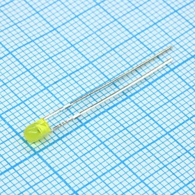 FYL-3004UYD1L, Змм Желтый, матовый 800mcd 45° / FYL-3004UYD1L