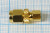 Переходник позолоченный штекер SMA - штекер SMC; №9280 штек SMA-штек SMC