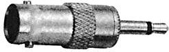 HYR-0159 (BNC-7075) (GB-159), Переходник, BNC гнездо - штекер 3.5мм моно