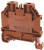 58.504.0055.4, WT 4 Series Brown Feed Through Terminal Block, Single-Level, Screw Termination, ATEX