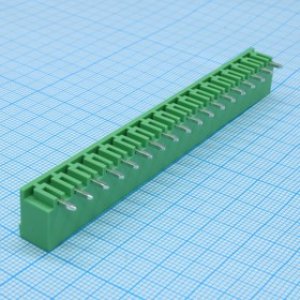 2EDGRC-5.08- 18P-14-00A(H), Разъемный клеммный блок на плату, 18 контактов. Серия 2EDGRC-5.08