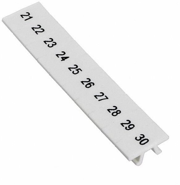 ZB 5,LGS:FORTL.ZAHLEN 21-30, Маркер клеммной колодки, Полоска маркера Zack, Модульными клеммными колодками Phoenix Contact