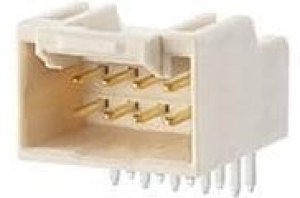 208659-1640, Headers &amp; Wire Housings iGrid 2mm Plg TH Hdr RA GF Nat 16ckt