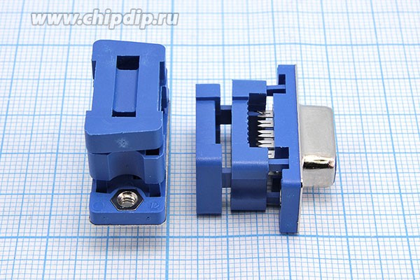 L-KLS1-222-09-F-L, Гнездо D-SUB, 9-ти контактное, на шлейф; №2543 K гн D-SUB\ 9HP\обж шлейф\\L-KLS1- 222-09-F-L\[DI-9F]