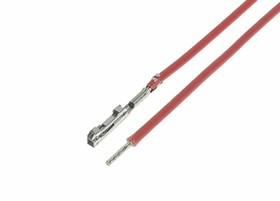 217791-2104, Rectangular Cable Assemblies SQUBA 1.8 F-S 300MM 24 AWG LEADS RD Sn