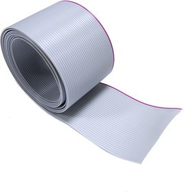 Шлейф плоский серый RC- 34 х 0,08 (28 AWG) 30,5 м