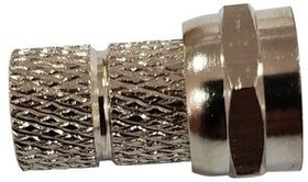 RND 205-00889, RF Connector, F-Type, Copper, Plug, Straight, Screw