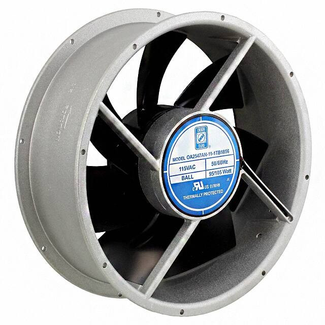 OA2547AN-11-1TB1856, AC Fans Tubeaxial Fan, 254x254x89mm, 115VAC, 1000CFM, 105W, 70dBA, Ball, Terminal, IP56 OA2547AN-11-1TB1856, AC Fans Tubeaxial Fan, 254x254x89mm, 115VAC, 1000CFM, 105W, 70dBA, Ball, Terminal, IP56