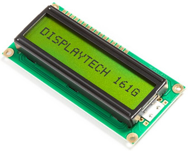 161G BC BW, LCD Character Display Modules & Accessories 16X1 Char Display STN Y/G 6 oclock 161G BC BW, LCD Character Display Modules & Accessories 16X1 Char Display STN Y/G 6 oclock