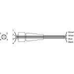 CIDH4-5 соединительный кабель с одним разъемом М12, L=5м CIDH4-5 соединительный кабель с одним разъемом М12, L=5м