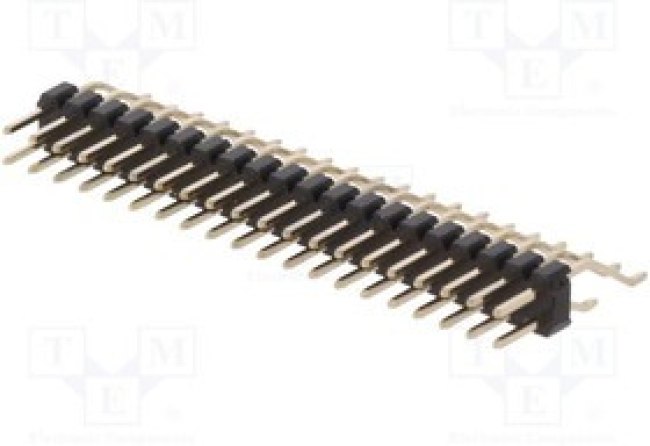 ZL312-40P, Штыревой штыревое "папа" PIN 40 горизонтальный 2мм SMT 2x20