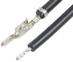 215343-1205, Rectangular Cable Assemblies MINI-FIT JR. M-S 450MM 20 AWG BK Au