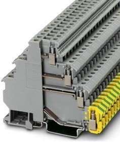 2718316, DIN Rail Terminal Blocks VIOK 1,5-3D/PE BU