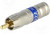 PCT-RCA6, Вилка, RCA, "папа", компрессионный, Кабель: RG6, 75Ом, 3ГГц