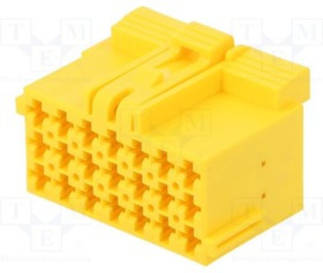 1-967625-5, Разъем: automotive; желтый; вилка; "мама"; PIN: 21; Конф: 3x7; 5мм 1-967625-5, Разъем: automotive; желтый; вилка; "мама"; PIN: 21; Конф: 3x7; 5мм
