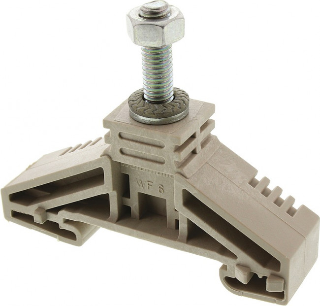 1780850000, WF Series Brown Stud Terminal, 35mm², Single-Level, Bolt Termination