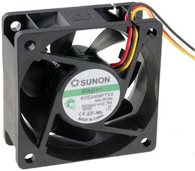 Вентилятор Sunon KDE2406PTVX DC 24v 2.7W 3pin 60x25
