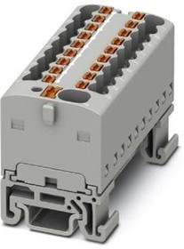 1047442, DIN Rail Terminal Blocks PTFIX 4/18X1 5-NS15A GY