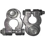 Клеммы АКБ свинцовые универсальные, усиленные, болт сверху DA-02531