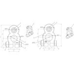 Клеммы АКБ свинцовые универсальные, усиленные, болт сверху DA-02531