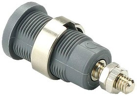 CT2236-8, Test Plugs &amp; Test Jacks 4mmSafetyJack,M4Stud Panel, Grey