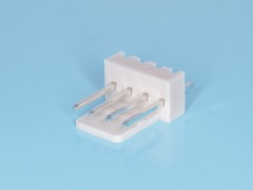 WF-4, Разъем питания 4 контакта, вилка на плату, шаг 2,54мм