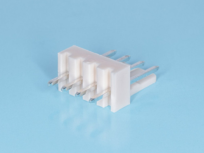 WF-4, Разъем питания 4 контакта, вилка на плату, шаг 2,54мм