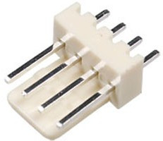 WF-4, Разъем питания 4 контакта, вилка на плату, шаг 2,54мм