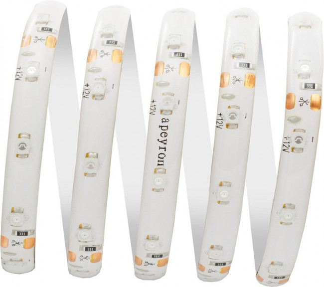 00-06 Светодиодная лента 12В, 4,8Вт/м, smd3528, 60д/м, IP65, подложка 8мм, 5м, син.